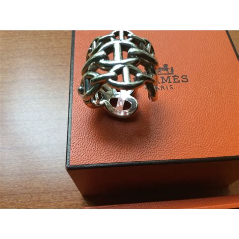 bague chaine d'ancre hermes occasion|bague femme hermes.